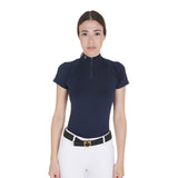 Equestro Women's Slim Fit Technical Training Polo Shirt