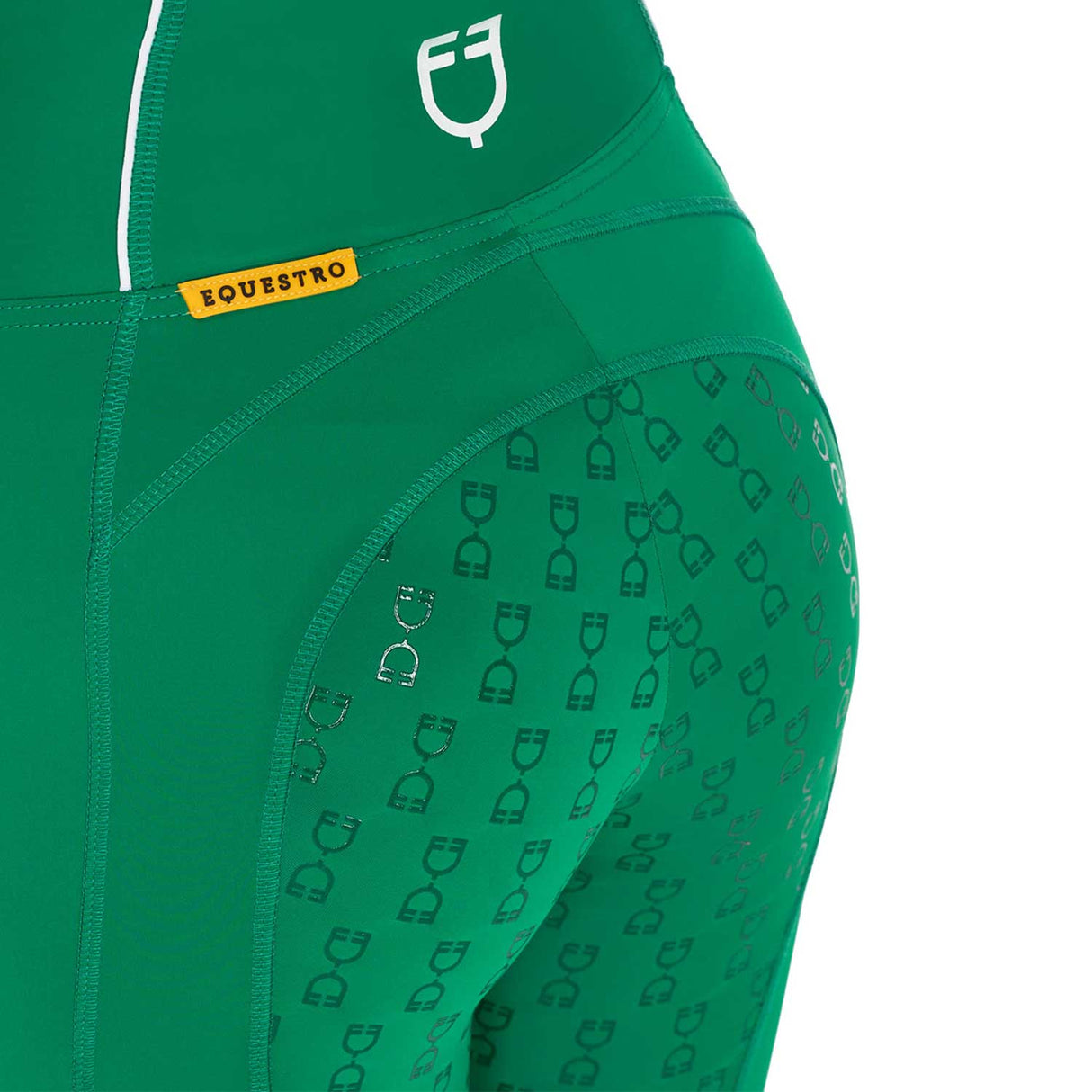 Equestro Women's Slim Fit Full Grip Leggings