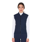 Women's slim fit vest in technical fabric