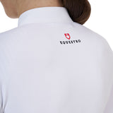 Equestro Ridertechnology women's competition polo shirt long sleeves and zip