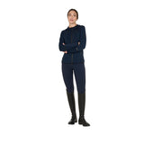 Women's technical sweatshirt in jersey with zip