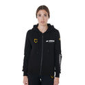 Equestro Scuderia Equestro Women's Hooded Sweatshirt French Terry #colour_black