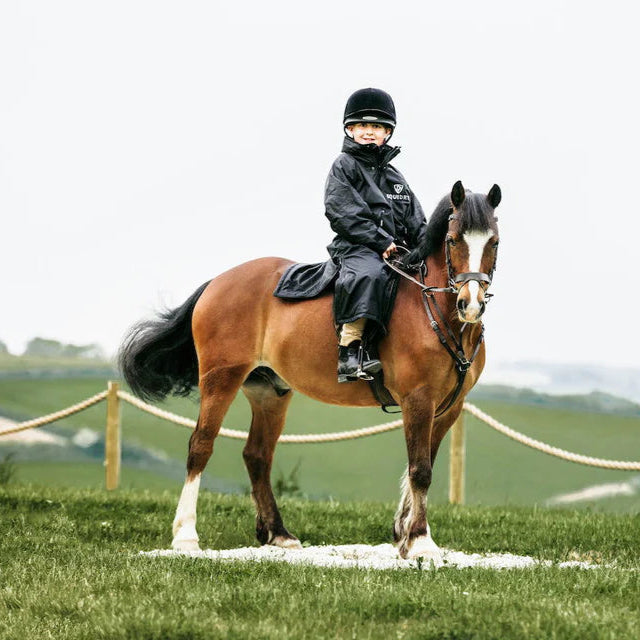 EQUIDRY Children's Mesh Lined Evolution #colour_black-black