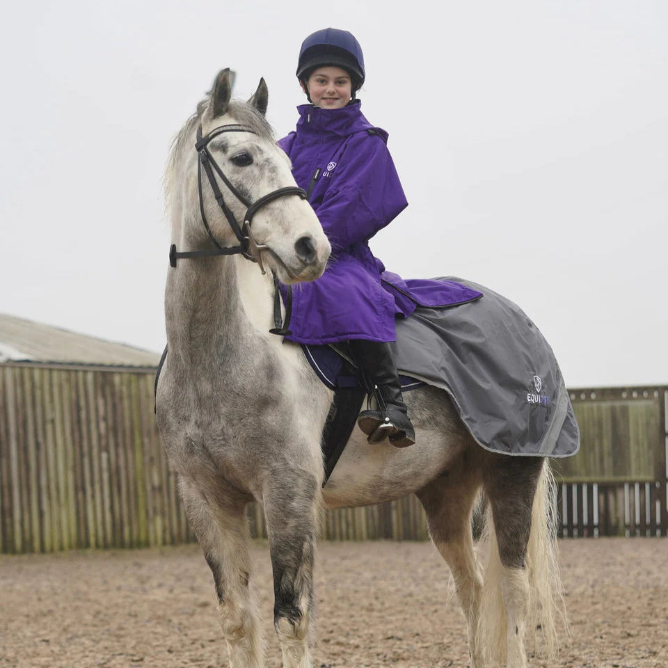 EQUIDRY Children's Thin Fleece Evolution #colour_purple