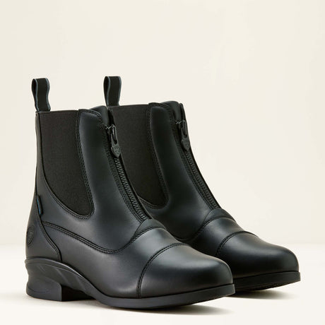Ariat Women's Heritage Zip Waterproof Paddock Boot #colour_black