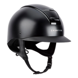 Champion Insight Oval Standard Peak Riding Hat #colour_matt-black