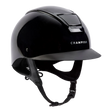 Champion Insight Oval Standard Peak Riding Hat #colour_metallic-black