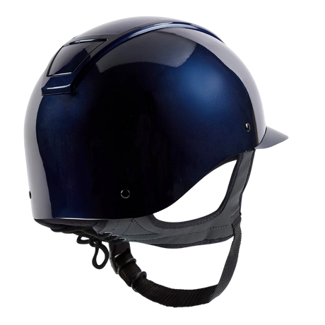 Champion Insight Oval Standard Peak Riding Hat #colour_metallic-navy