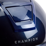 Champion Insight Oval Wide Peak Riding Hat #colour_metallic-navy