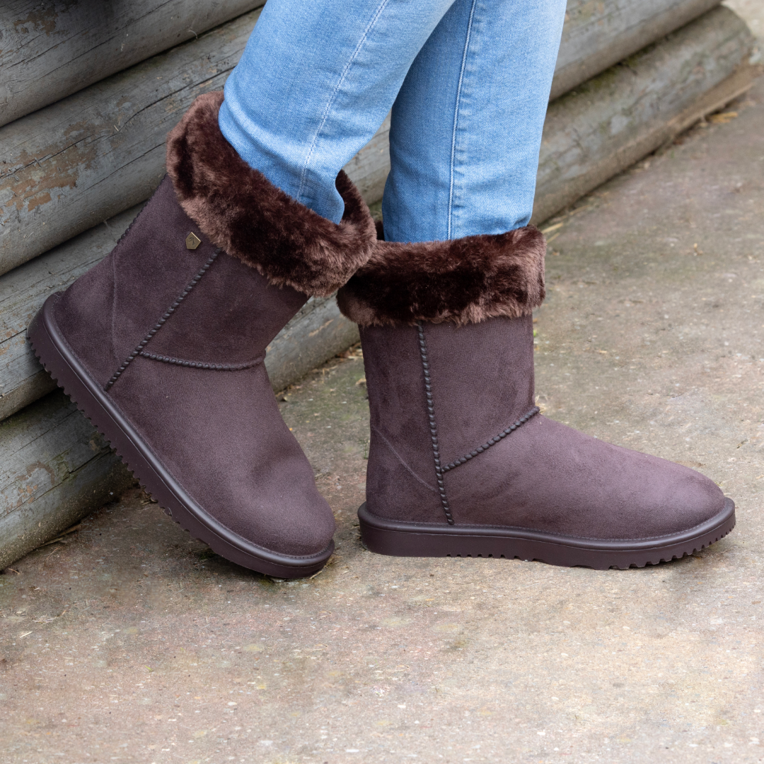 Hy Equestrian Children's Chisworth Waterproof Fleece Boot with Faux Fur