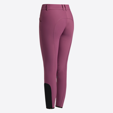 Rider's Gene Women's Knee Grip High Waist Jumping Brechees #colour_wine