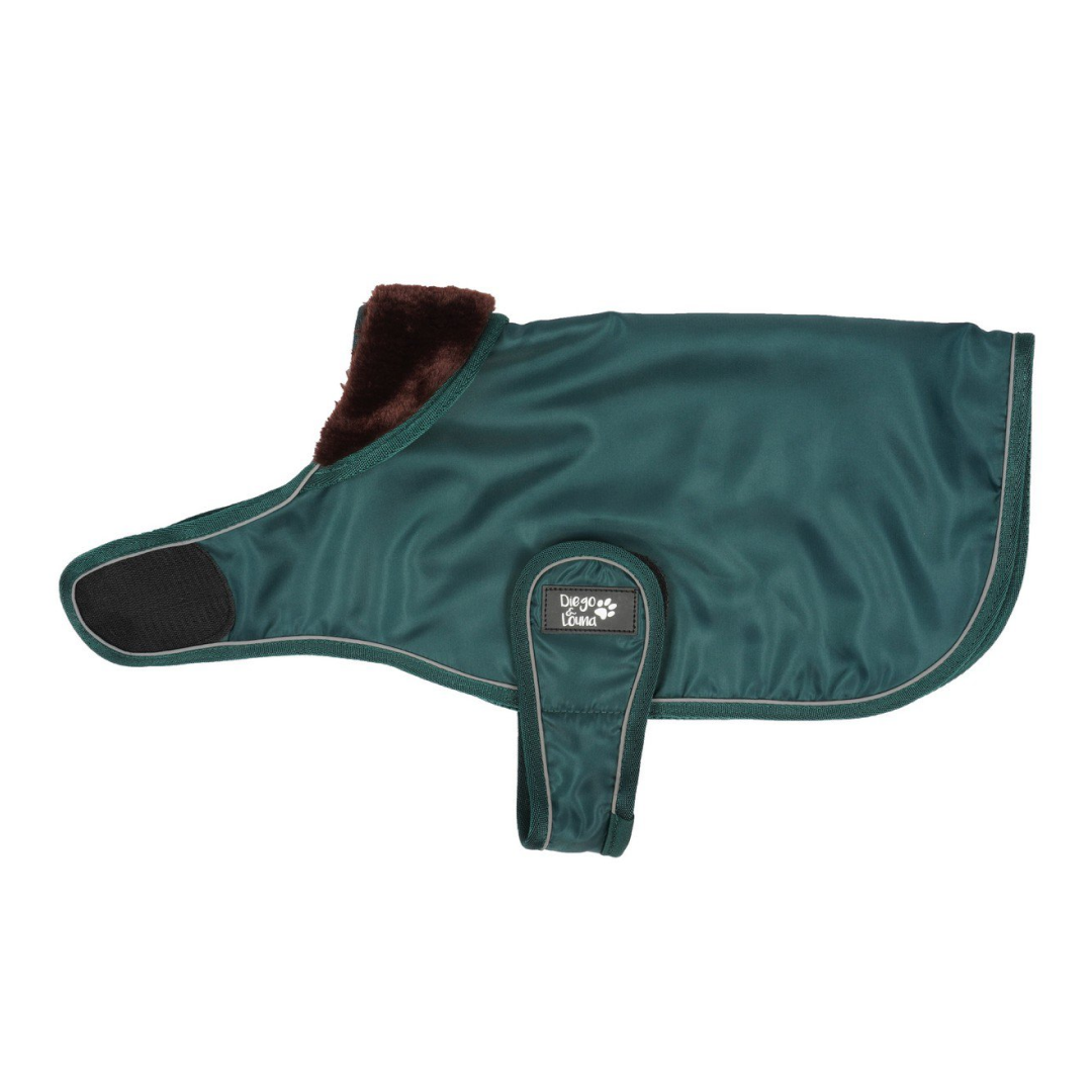 Diego & Louna Teddy Nylon Rug #colour_green