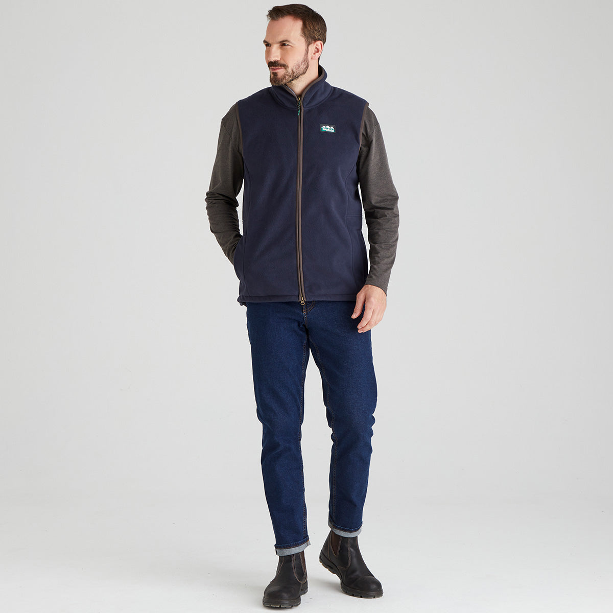 Ridgeline Mens Kodiak Gilet #colour_navy