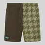 Ridgeline Unisex Backslider Shorts #colour_deep-forest-print