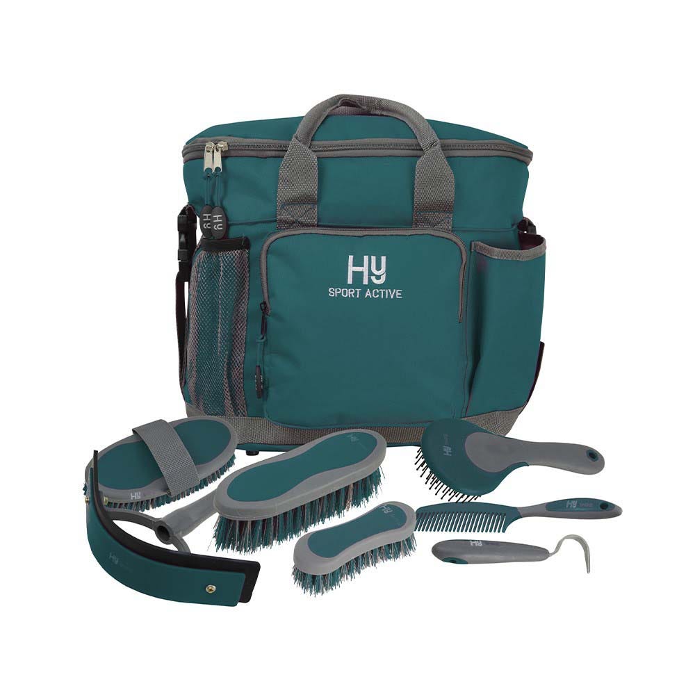 Hy Sport Active Complete Grooming Bag #colour_alpine-green