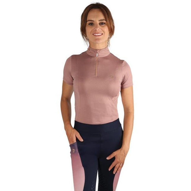 Hy Equestrian Elevate Sports Shirt #colour_rose