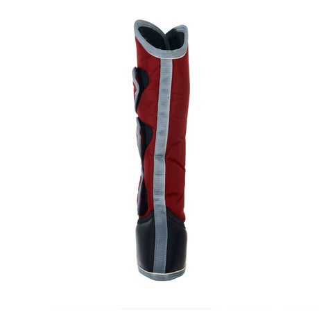 Equestro Travelling Boots Set And Tail Guard #colour_burgundy