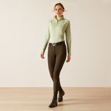 Ariat Women's Sunstopper 3.0 1/4 Zip Baselayer #colour_laurel-green