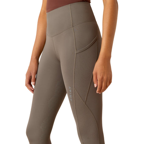 Ariat Women's Breathe Eos Half Grip Recycled Materials Tights #colour_plum-grey