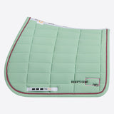 Rider's Gene Jersey Jump Saddle Pad with Trim #colour_meadow-green