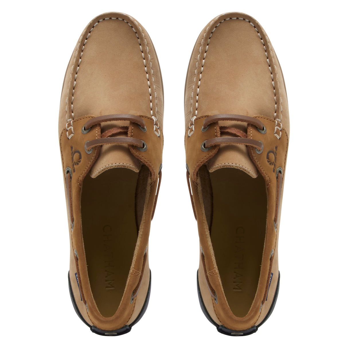 Chaussures bateau en cuir Chatham Penang