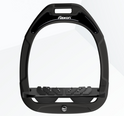 Flex-On Green Composite Inclined Ultra Grip Steigbügel – Schwarz/Schwarz/Schwarz