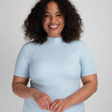 Mochara Short Sleeve Recycled Base Layer #colour_baby-blue