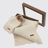 Baltic Bobble Hat & Scarf Set - Sand