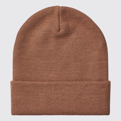 Heritage Fine Knit Beanie - Nutmeg