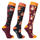 Hy Equestrian Novelty Printed Socks #colour_burgundy-navy