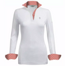 Tredstep Ireland Junior Long Sleeve Competition Shirt #colour_coral-haze