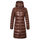 Covalliero Quilted Long Coat #colour_oak-brown