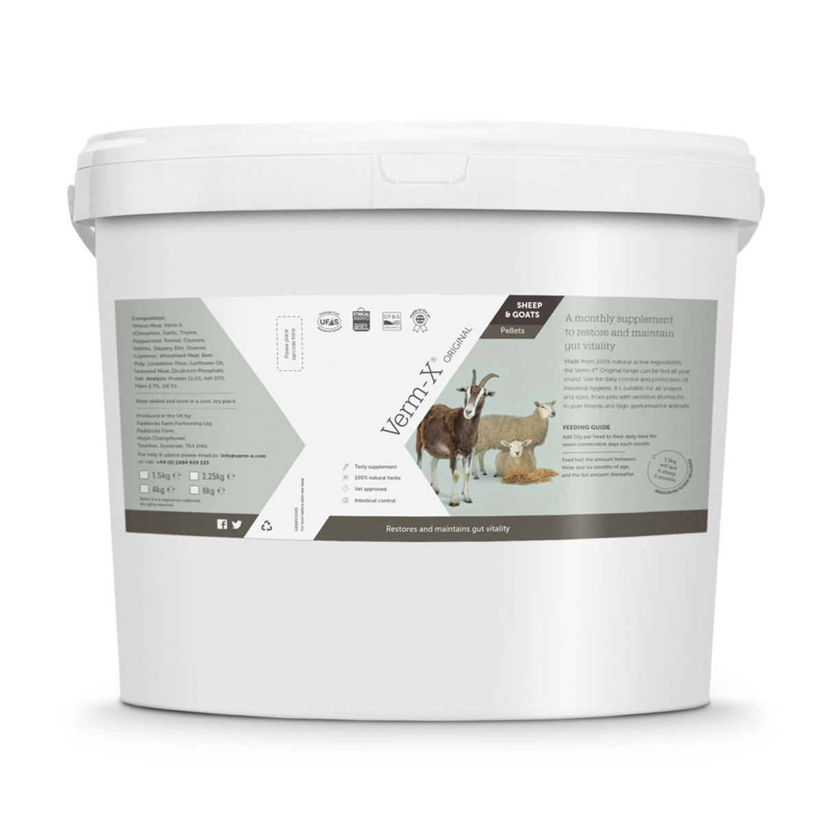 Verm-X Herbal Pellets for Sheep & Goats