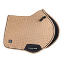 Woof Wear Herringbone Close Contact Saddle Pad #colour_caramel