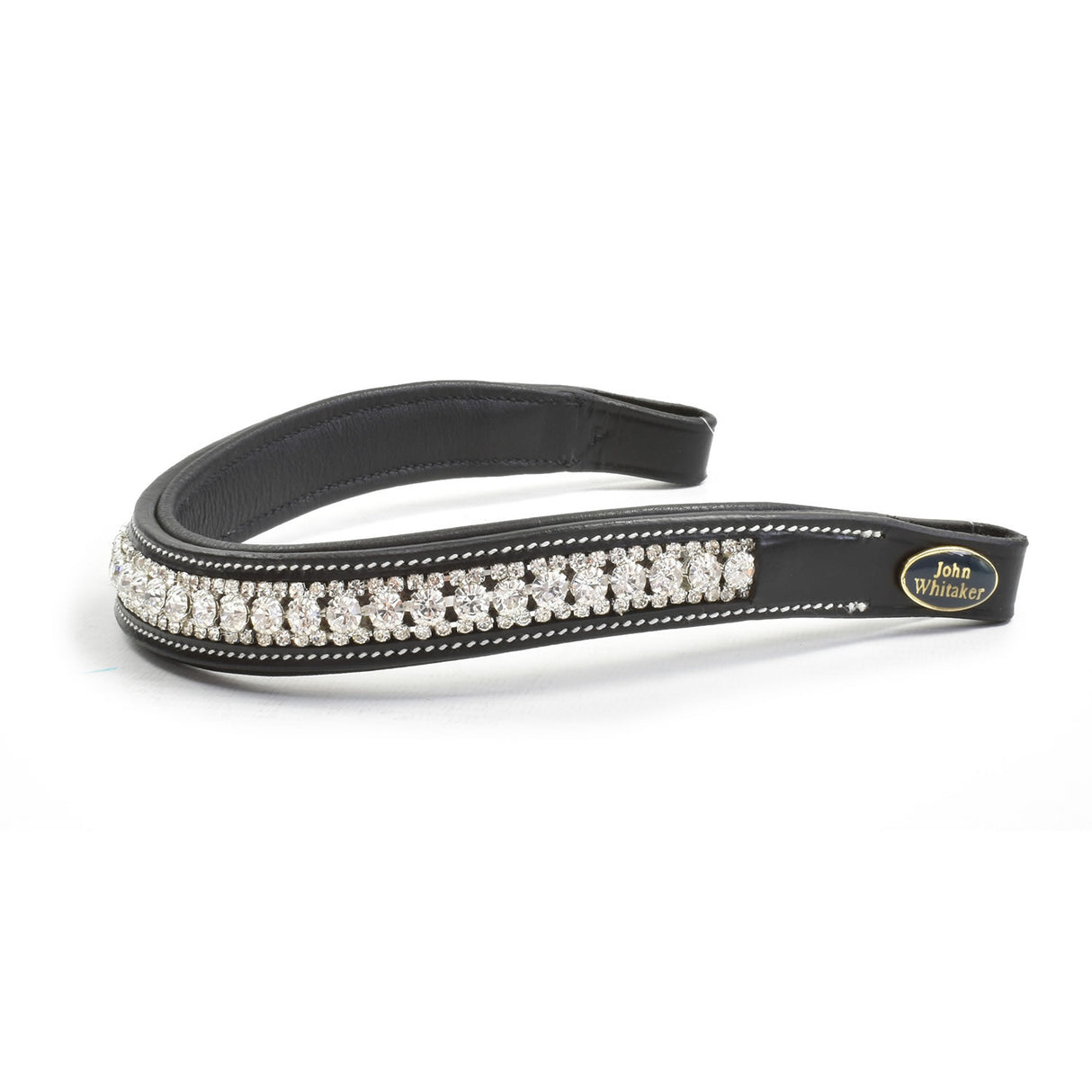 Whitaker Chunky Crystal Browband #colour_black-silver