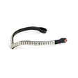 Whitaker Lynton V-Shaped Diamante Browband #colour_black