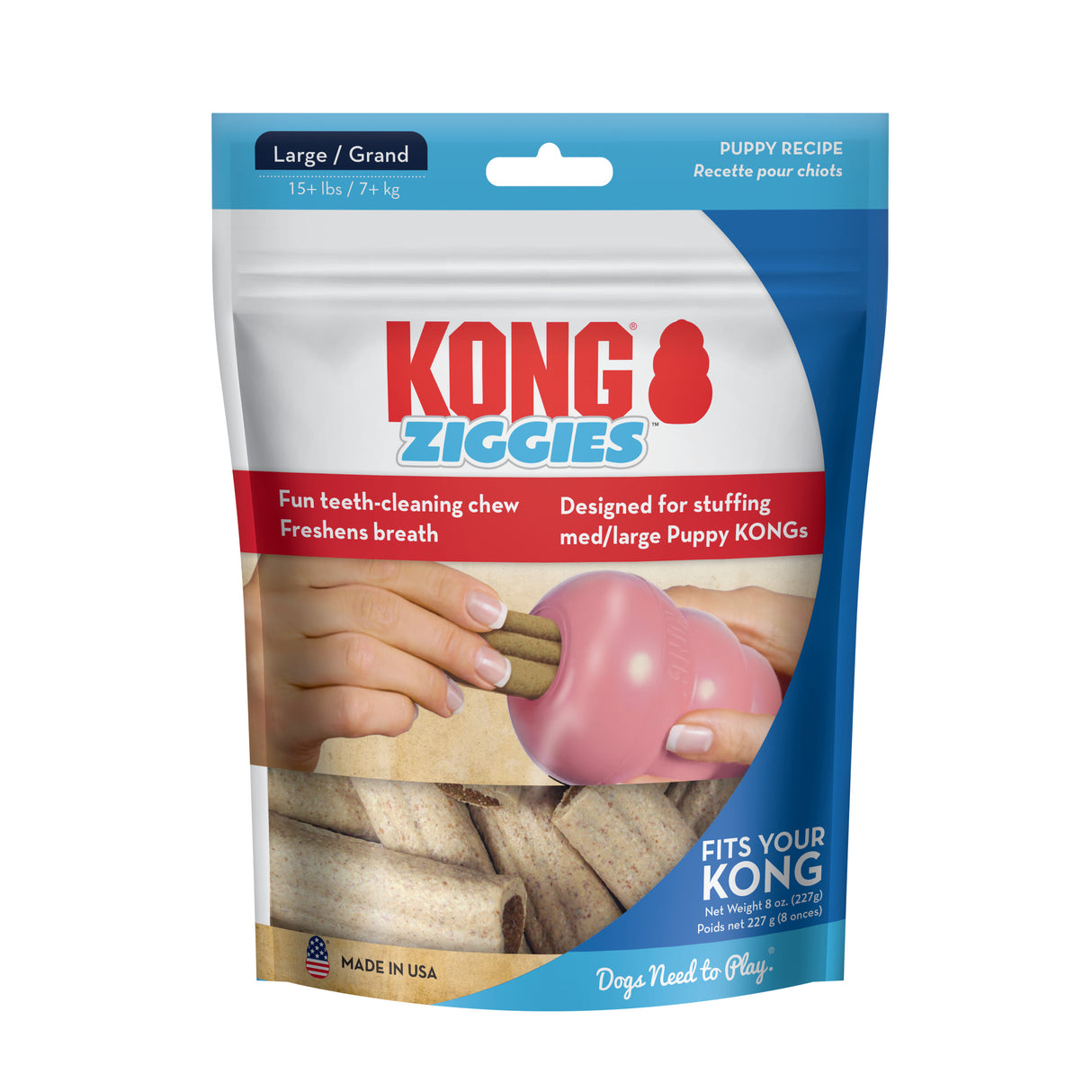 KONG Ziggies Enhanced Chews Puppy #size_l