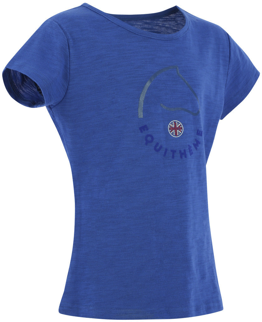 Equitheme Claire Childrens T-Shirt #colour_monaco-blue