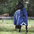 Horseware Ireland Rambo Optimo Turnout Plus #colour_navy-burgundy-teal-navy