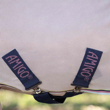 Horseware Ireland Amigo Petite Bug Rug #colour_silver-lime-navy-pink-blue