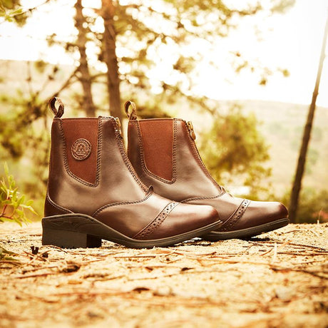 Mountain Horse Aurora Zip Paddock Boots #colour_brown