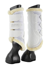 Stubben Airflow Fleece Lined Brushing Boots #colour_white