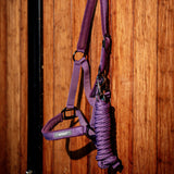 Horseware Ireland Amigo Headcollar & Leadrope Set #colour_winterberry