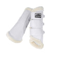 Eskadron Soft Mesh Faux Fur Tendon Boots #colour_white