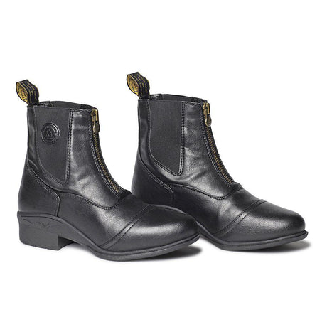 Mountain Horse Veganza Zip Paddock Boots #colour_black