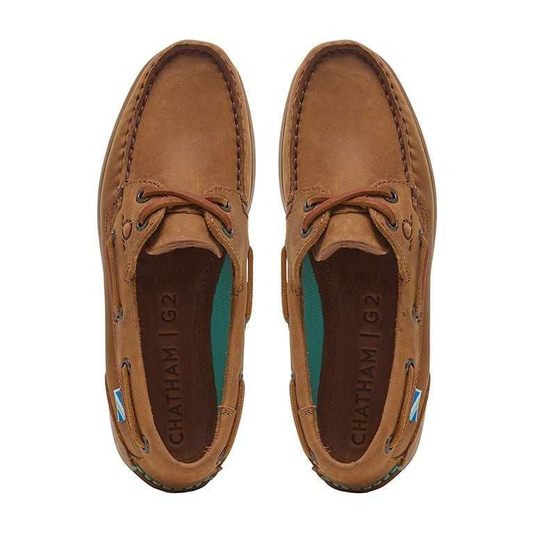 Chatham Deck Lady II G2 Boat Shoes #colour_walnut