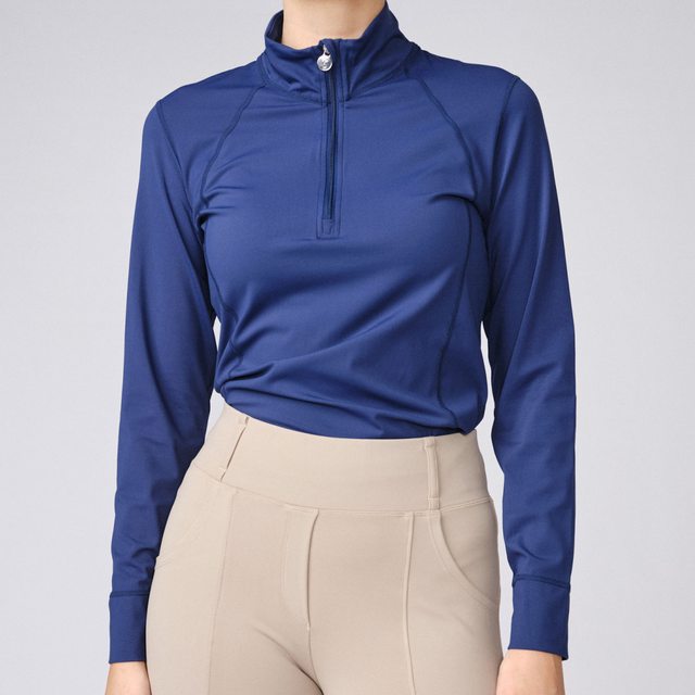 PS of Sweden Space Blue Wivianne Long Sleeve Base Layer #colour_space-blue