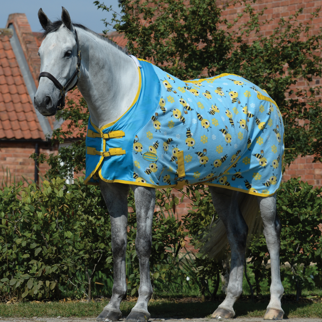 Weatherbeeta Fleece Cooler Standard Neck #colour_bee-print