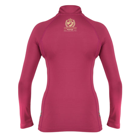 Shires Aubrion Team Long Sleeve Ladies Base Layer #colour_mulberry
