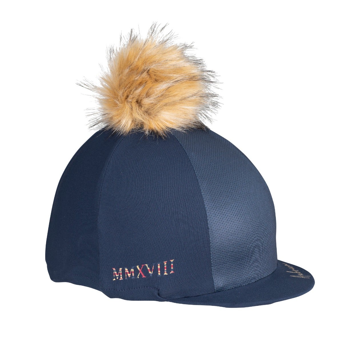 Shires Aubrion Team Hat Cover #colour_navy-blue